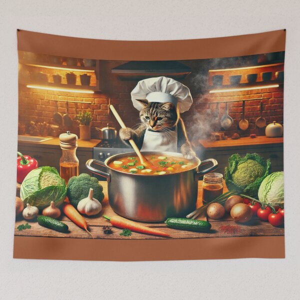 Item preview, Chef Thyme - The Hearty Soup Master designed and sold by WheelieGdArt.