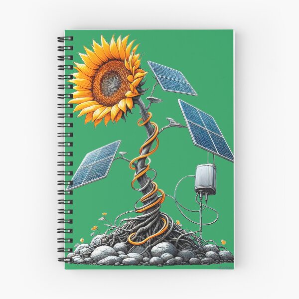 Item preview, The Solar Sunflower Cyborg designed and sold by Bot-Army.