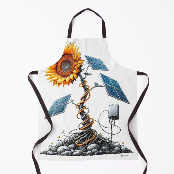 Item preview, The Solar Sunflower Cyborg designed and sold by Bot-Army.
