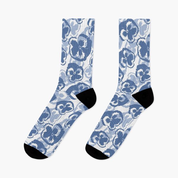 Item preview,  Blue Pansy Floral Pattern – Modern Botanical Design designed and sold by Christina_Denton.