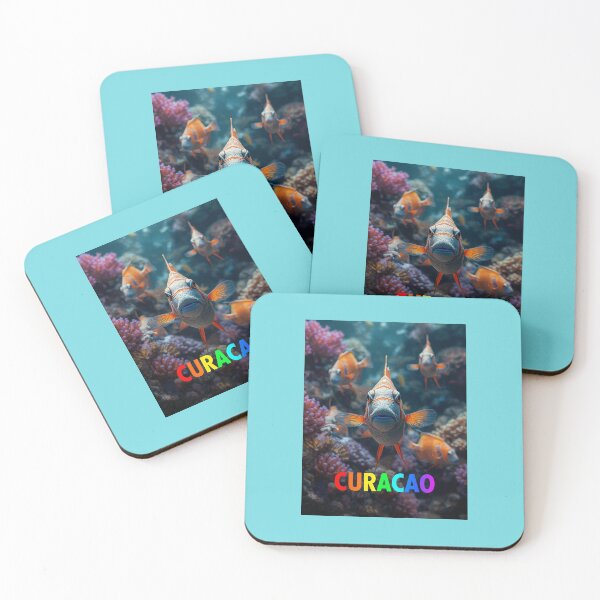 Item preview, Parrotfish in curacao reef designed and sold by seahorse crossing.