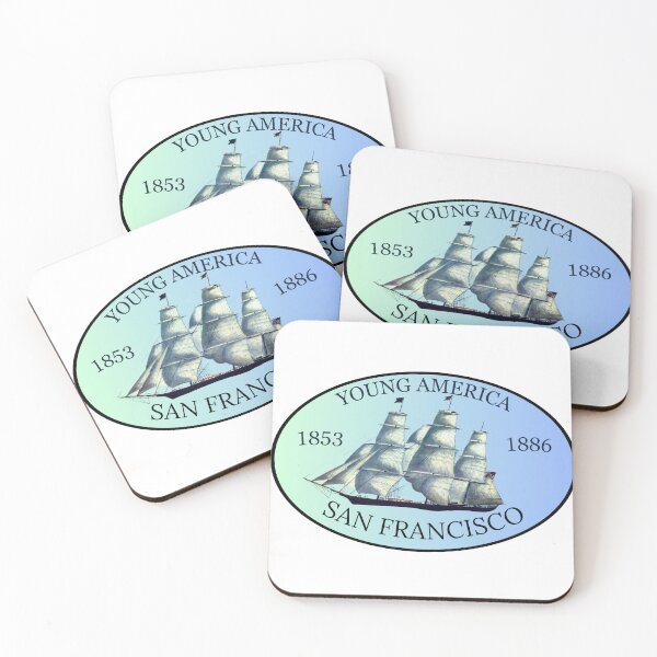 Item preview, Young America - San Francisco Clipper Ship 1853-1886 III designed and sold by WheelieGdArt.