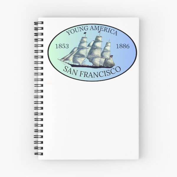 Item preview, Young America - San Francisco Clipper Ship 1853-1886 III designed and sold by WheelieGdArt.