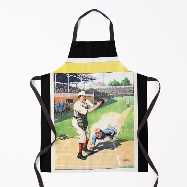 Item preview, 1897 - Baseball - Cincinnati - New York - The Strobridge Lithograph Co | Players Catcher - Batter / Runner - 3rd Baseman | Full Litho - BLK2411 designed and sold by WheelieGdArt.
