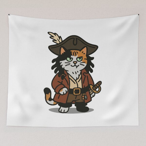 Item preview, Pirate Calico Cat designed and sold by PierrelyHO.