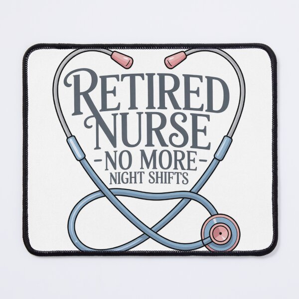 Aperçu de l'œuvre T-shirt d'infirmière retraitée | Plus de nuits de travail ! Cadeau de retraite pour infirmière. T-shirt classique. créée et vendue par podlook.