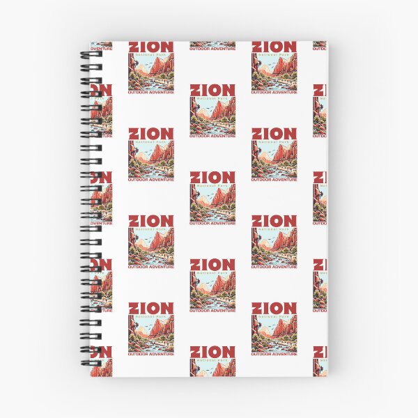 Item preview, Pegatina clásica para camiseta del Parque Estatal Nacional Zion designed and sold by ThinkNature!.