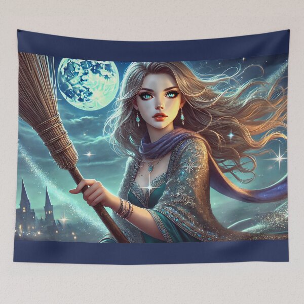 Item preview, Celestial Grace - The Witch of Midnight Magic designed and sold by WheelieGdArt.