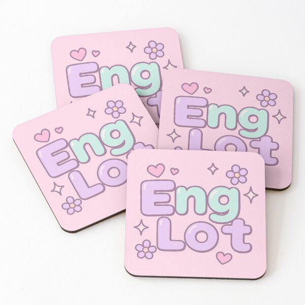 Item preview, EngLot Rainbow Bubble Letter Design | Thai GL Couple Fan Art | Cute Kawaii Aesthetic Typography designed and sold by Item Geeks.