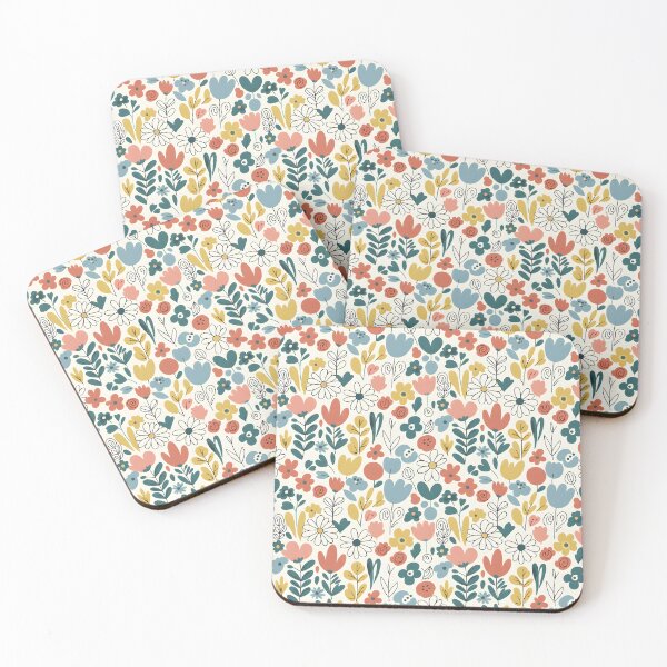 Item preview, Flat Vector Floral Seamless Pattern designed and sold by HolmeProud.