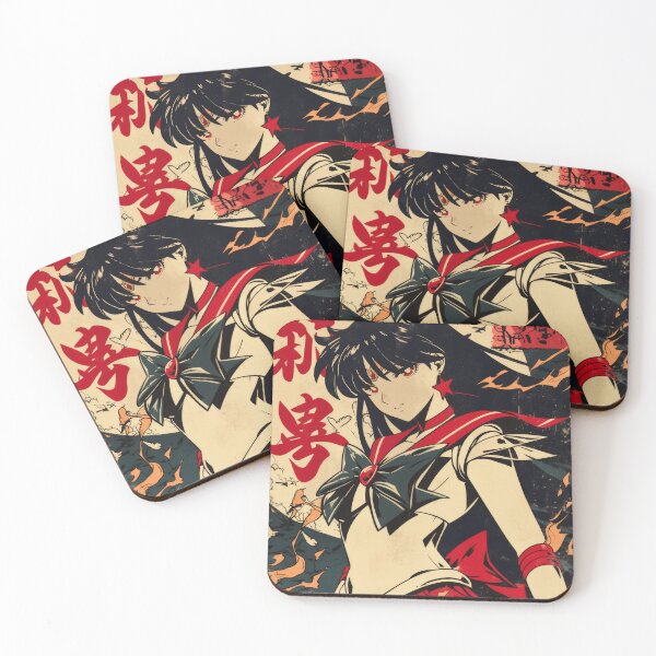 Item preview, Sailor Mars Ember Vintage Poster  designed and sold by AnimeArsenalPrints.