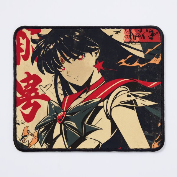 Item preview, Sailor Mars Ember Vintage Poster  designed and sold by AnimeArsenalPrints.