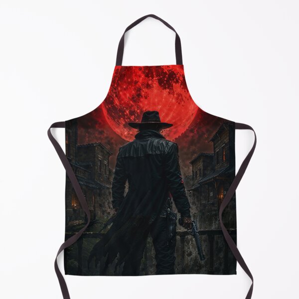 Item preview, Blood Moon Gunslinger – Dark Western Fantasy Art designed and sold by posteriumprint.