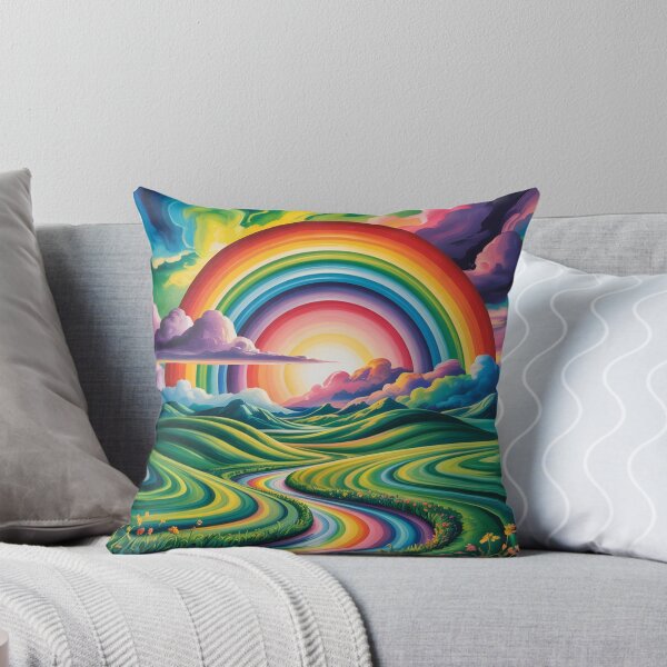 Item preview, Hypnotic landscape with a rainbow. designed and sold by Lilashakti ⭐️ ⭐️ ⭐️ ⭐️ ⭐️.