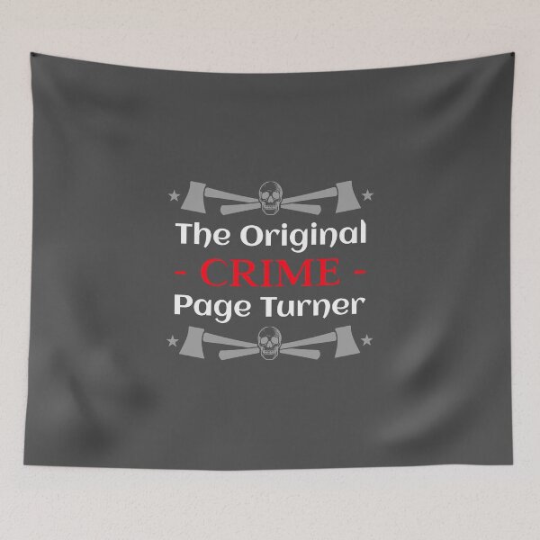 Item preview, Crime: The Original Page Turner - crime writer  designed and sold by TaurusC95.