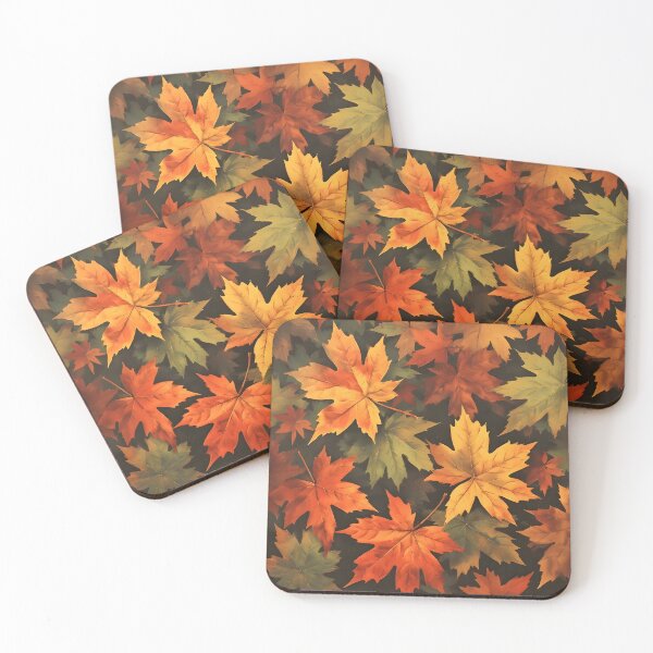 Item preview, Vermont Maple Leaves Warm Autumn Colors Fall Foliage Leaf Print designed and sold by LeafPrints.