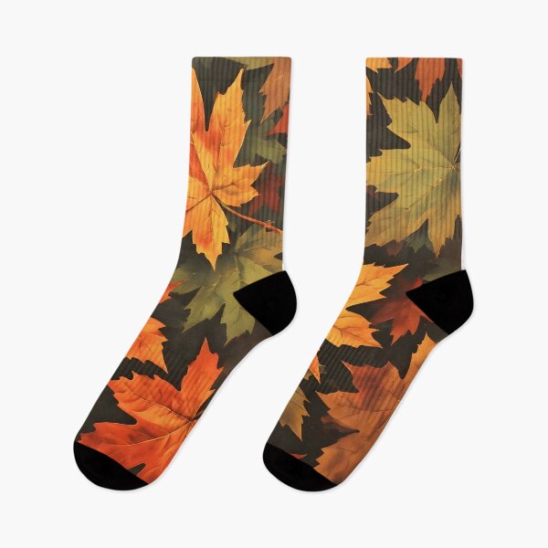 Item preview, Vermont Maple Leaves Warm Autumn Colors Fall Foliage Leaf Print designed and sold by LeafPrints.