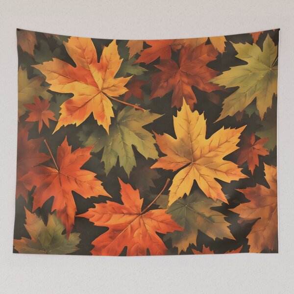 Item preview, Vermont Maple Leaves Warm Autumn Colors Fall Foliage Leaf Print designed and sold by LeafPrints.