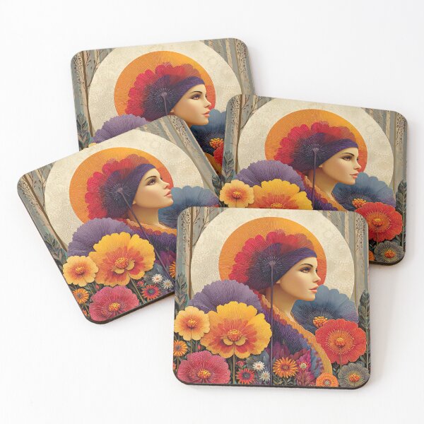 Item preview, Sanctum of Bloom: The Haloed Muse in Floral Reverie designed and sold by bloorose.