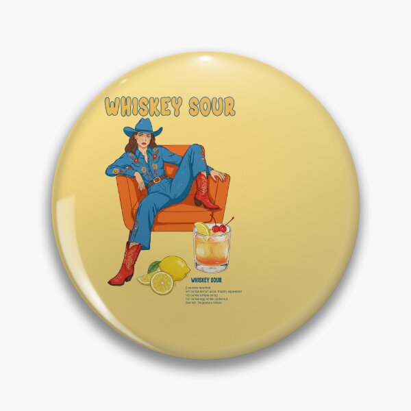 Item preview, Retro Pinup Cowgirl Whiskey Sour Home Bar Poster designed and sold by TeeARTHY.