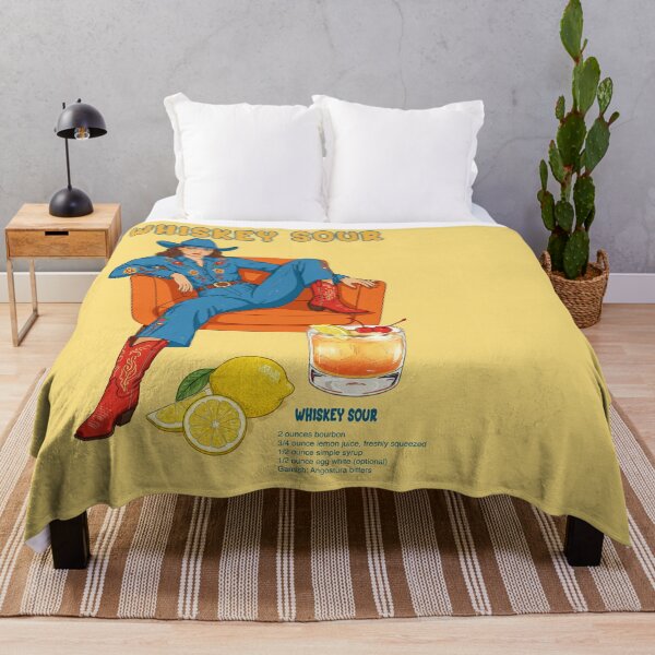 Item preview, Retro Pinup Cowgirl Whiskey Sour Home Bar Poster designed and sold by TeeARTHY.