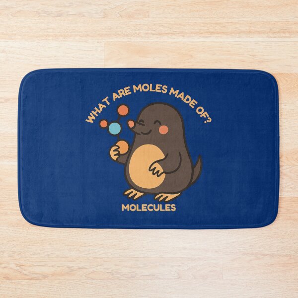 Item preview, What Are Moles Made Of - Cute Chemistry Pun designed and sold by sciencenotes.