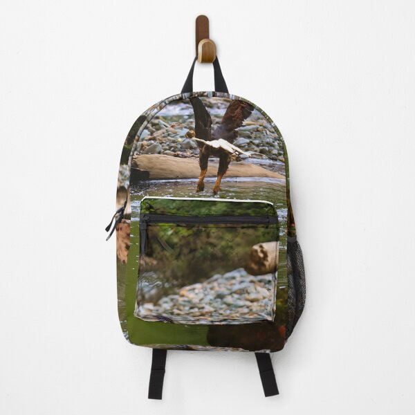 Item preview, Soaring Bald Eagle Fishing — Northern Canada Wilderness designed and sold by Fourpointstudio.