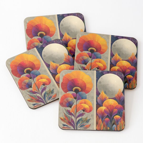 Item preview, Petal Realms & Moonlit Echoes: A Diptych of Dreaming Nature designed and sold by bloorose.