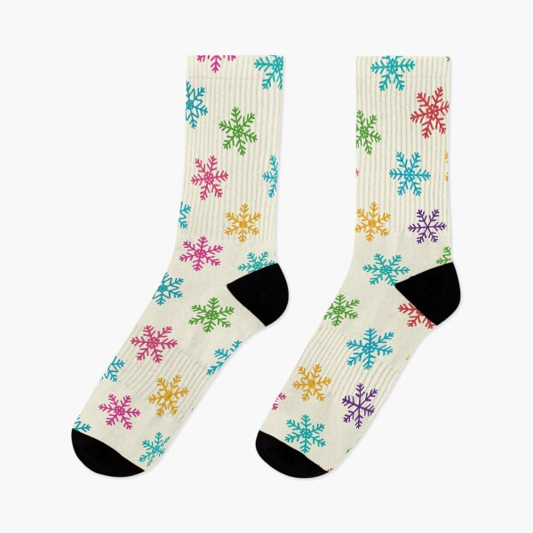 Item preview, Colourful snowflakes seamless pattern  designed and sold by NadiiArt.