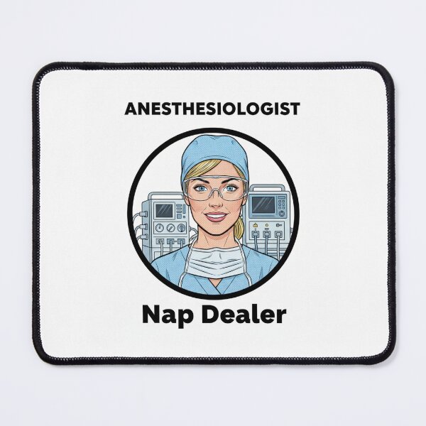 Item preview, Anesthesiologist job occupation thank you appreciation birthday funny meme designed and sold by CheeseBlueprint.