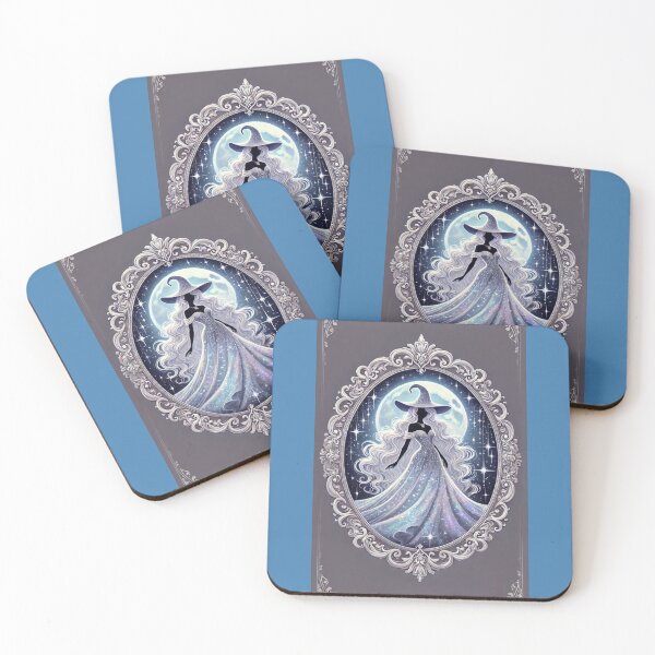 Item preview, Moonlit Majesty - The Witch of Silver Starlight designed and sold by WheelieGdArt.