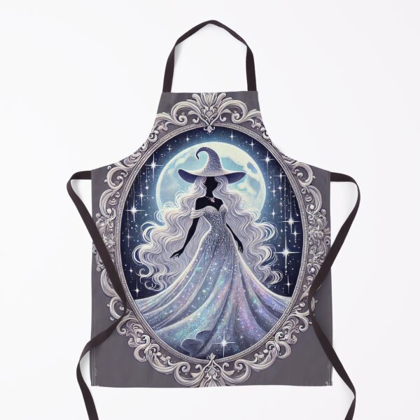 Item preview, Moonlit Majesty - The Witch of Silver Starlight designed and sold by WheelieGdArt.