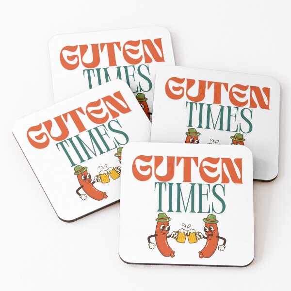 Item preview, Guten Times Funny Oktoberfest Sausage Beer Design designed and sold by MarketMavenGift.