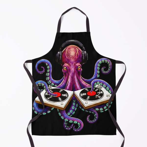 Item preview, DJ Octopus – Deep Beats from the Ocean designed and sold by Tiny-roar-studio.