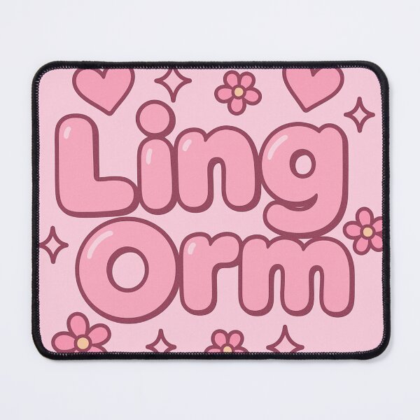 Item preview, LingOrm Rainbow Bubble Letter Design | Thai GL Couple Fan Art | Cute Kawaii Aesthetic Typography designed and sold by Item Geeks.