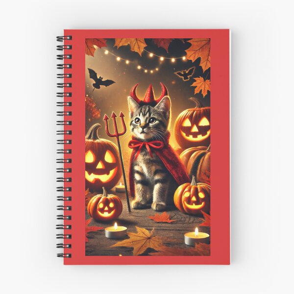 Item preview, Halloween Cat - Little Devil in Feline Form designed and sold by WheelieGdArt.