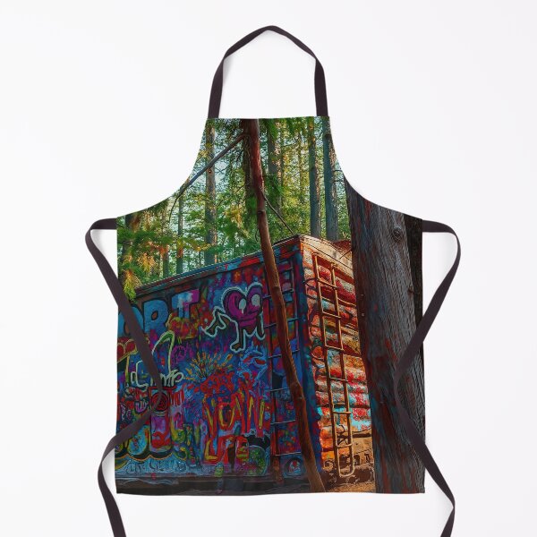 Item preview, Graffiti Train Car — Whistler Forest, British Columbia designed and sold by Fourpointstudio.