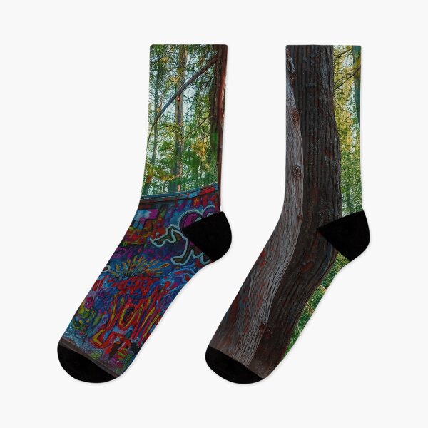 Item preview, Graffiti Train Car — Whistler Forest, British Columbia designed and sold by Fourpointstudio.