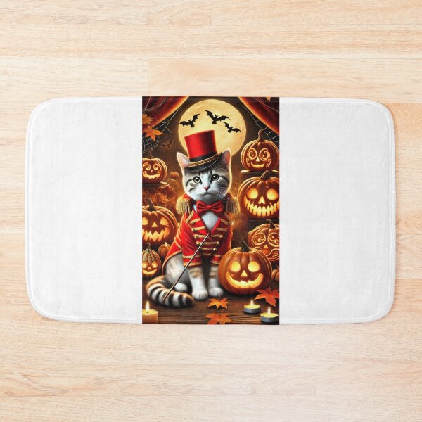 Item preview, Halloween Cat - The Purrfect Ringmaster designed and sold by WheelieGdArt.