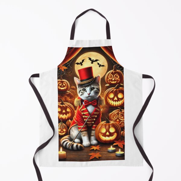 Item preview, Halloween Cat - The Purrfect Ringmaster designed and sold by WheelieGdArt.