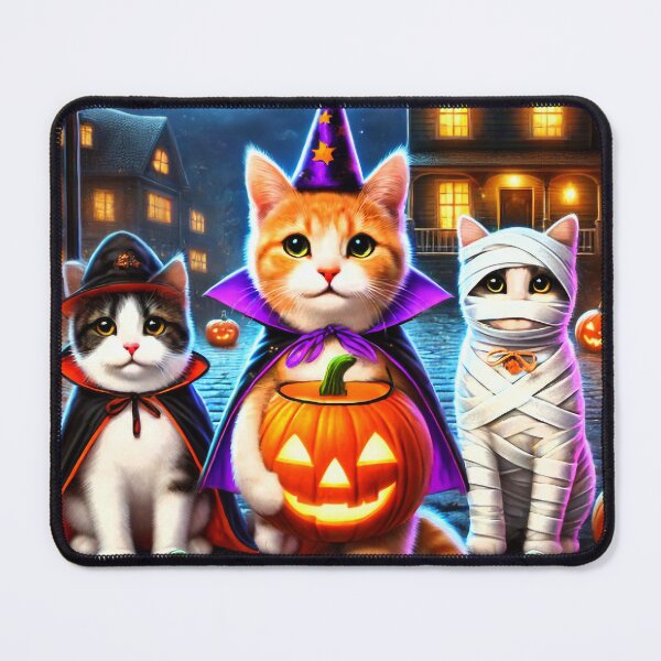 Item preview, Halloween Cat - Midnight Mummy and Magical Cats designed and sold by WheelieGdArt.