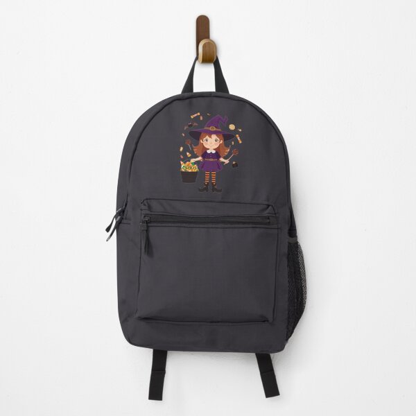 Item preview, Adorable Witch with Candy – Kawaii Halloween Art designed and sold by Abmane.