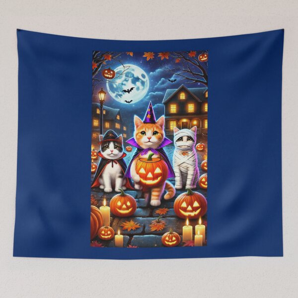 Item preview, Halloween Cat - Midnight Mummy and Magical Cats designed and sold by WheelieGdArt.