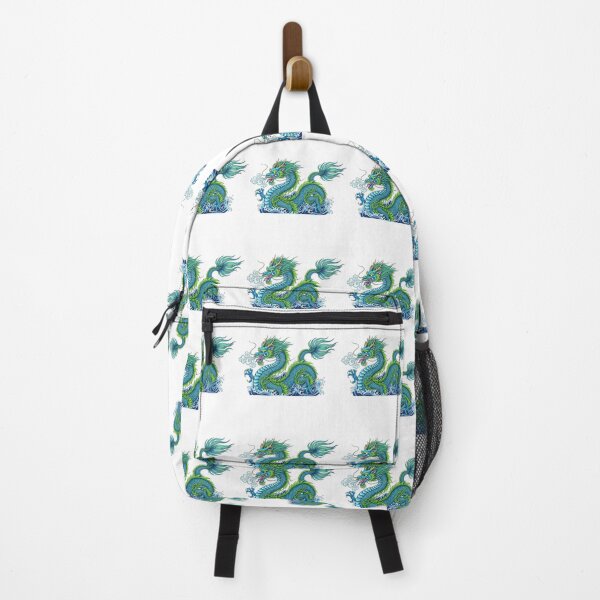 Item preview, Vibrant Blue Green Oriental Dragon Fantasy Art designed and sold by TeeARTHY.