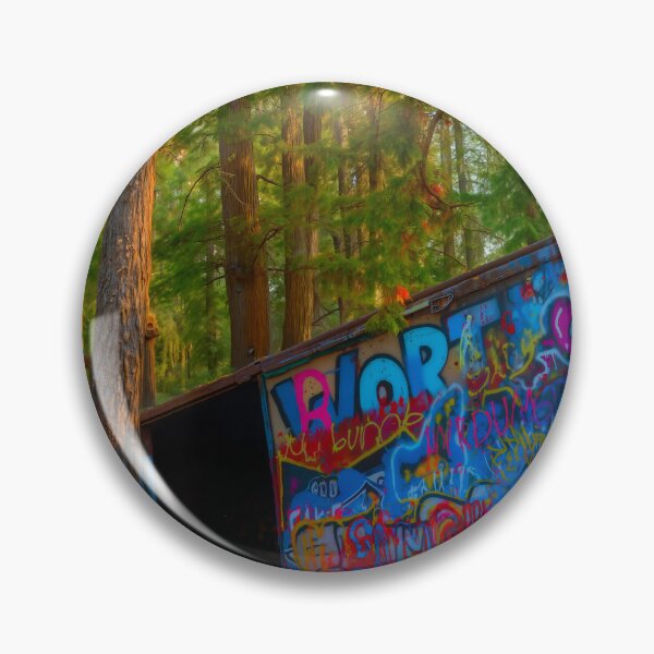Item preview, Artistic Derailment — Whistler Forest Train Car, BC designed and sold by Fourpointstudio.