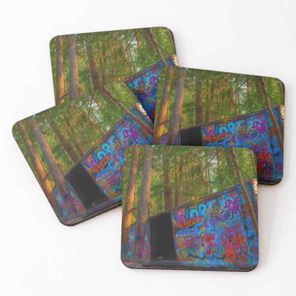 Item preview, Artistic Derailment — Whistler Forest Train Car, BC designed and sold by Fourpointstudio.