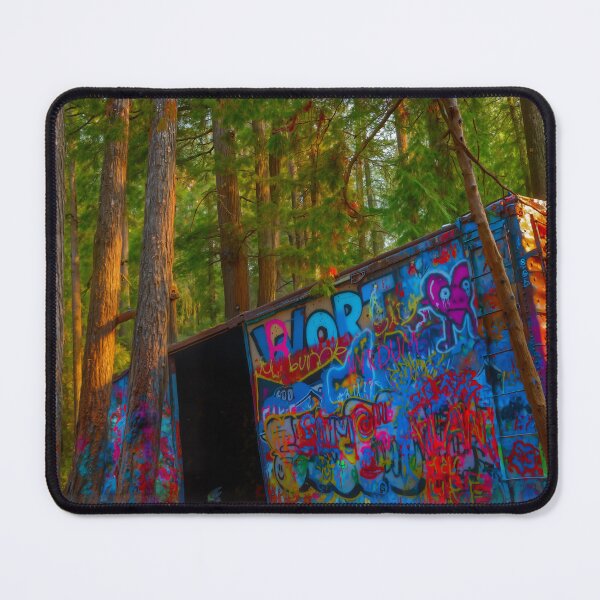 Item preview, Artistic Derailment — Whistler Forest Train Car, BC designed and sold by Fourpointstudio.