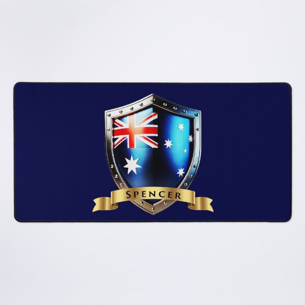 Item preview, Spencer Family Australia Shield, Bold Heritage Crest designed and sold by Highlandkings.
