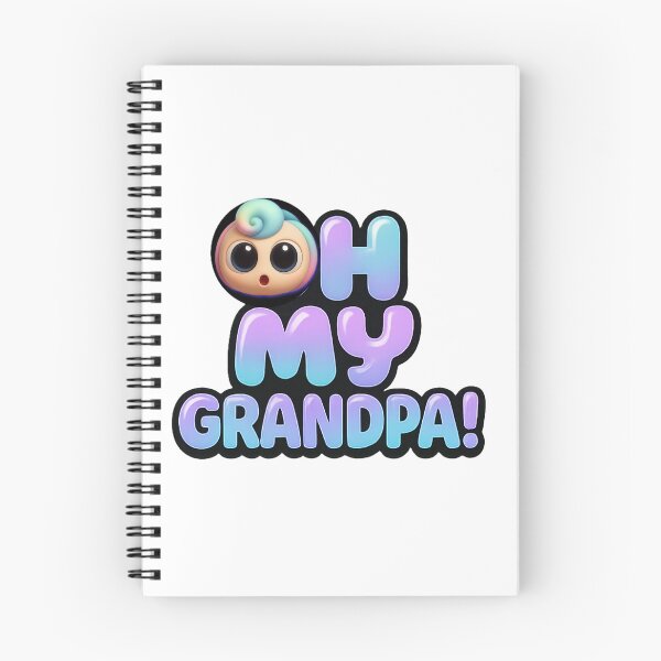 Item preview, Oh My Grandpa (Opa Head ‘O’) – Cute Chibi Kawaii Meme Tee designed and sold by Opahiai.