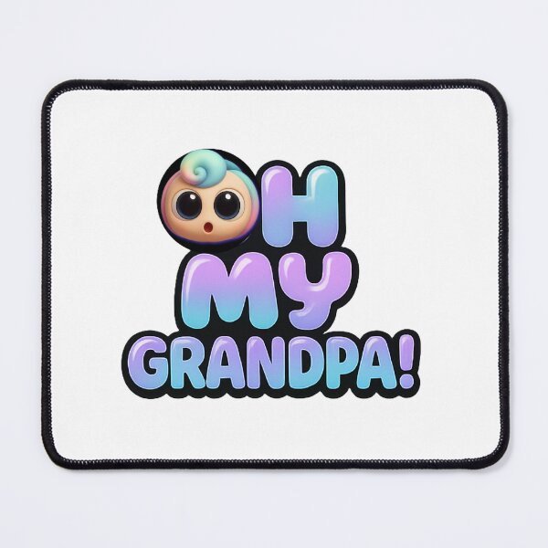 Item preview, Oh My Grandpa (Opa Head ‘O’) – Cute Chibi Kawaii Meme Tee designed and sold by Opahiai.